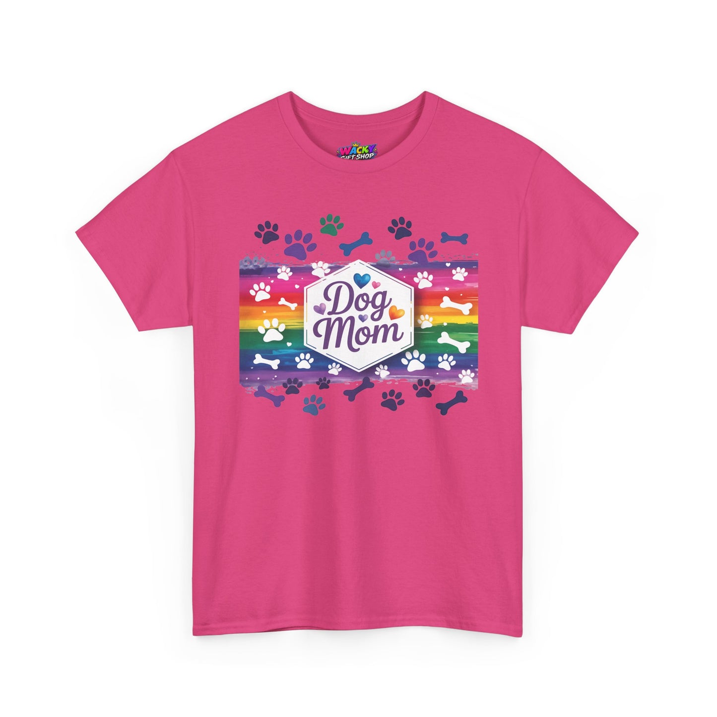 Dog Mom Rainbow T-Shirt