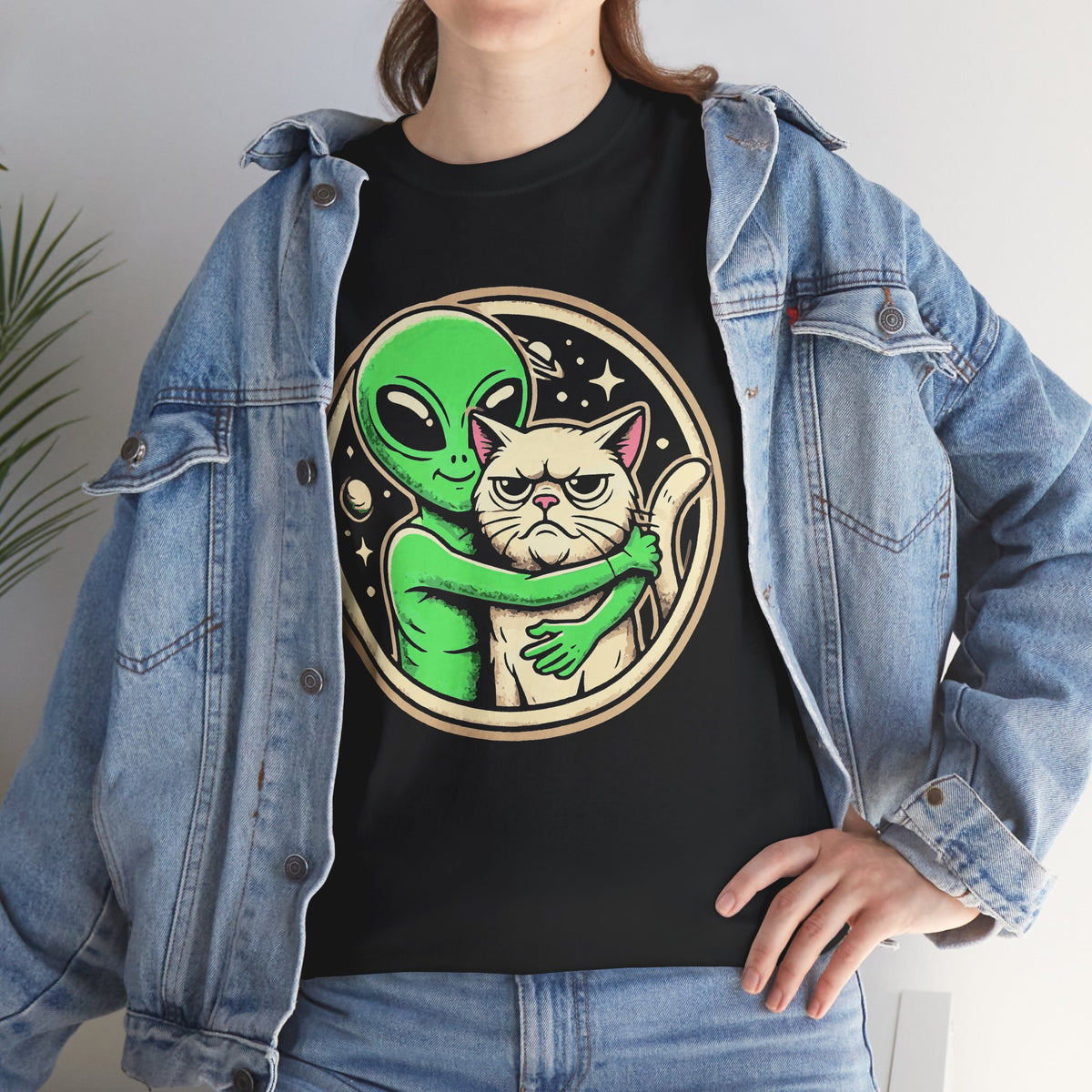 Alien Cat Encounter T-Shirt