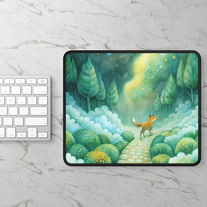 Enchanted Fox Forest Mouse Pad