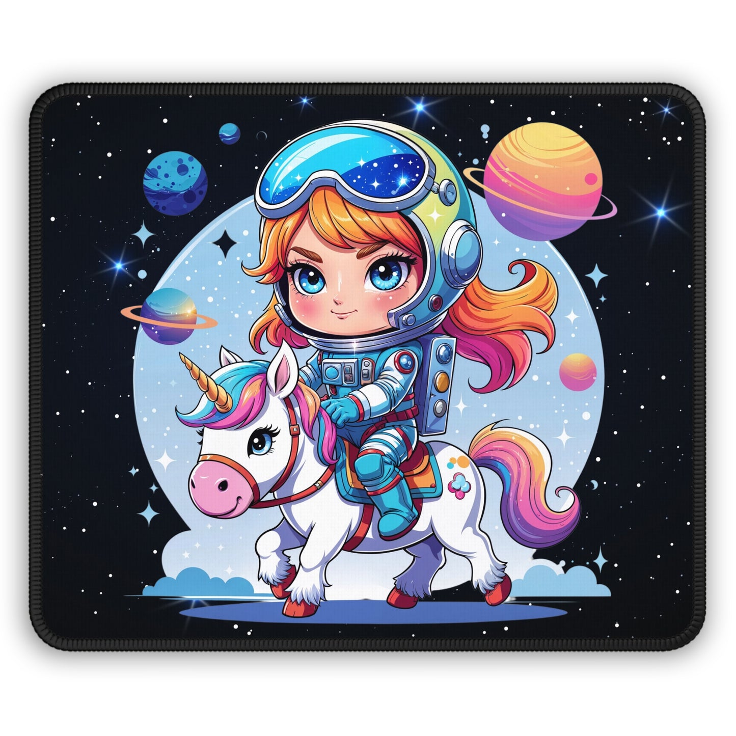Cosmic Unicorn Astronaut Mouse Pad