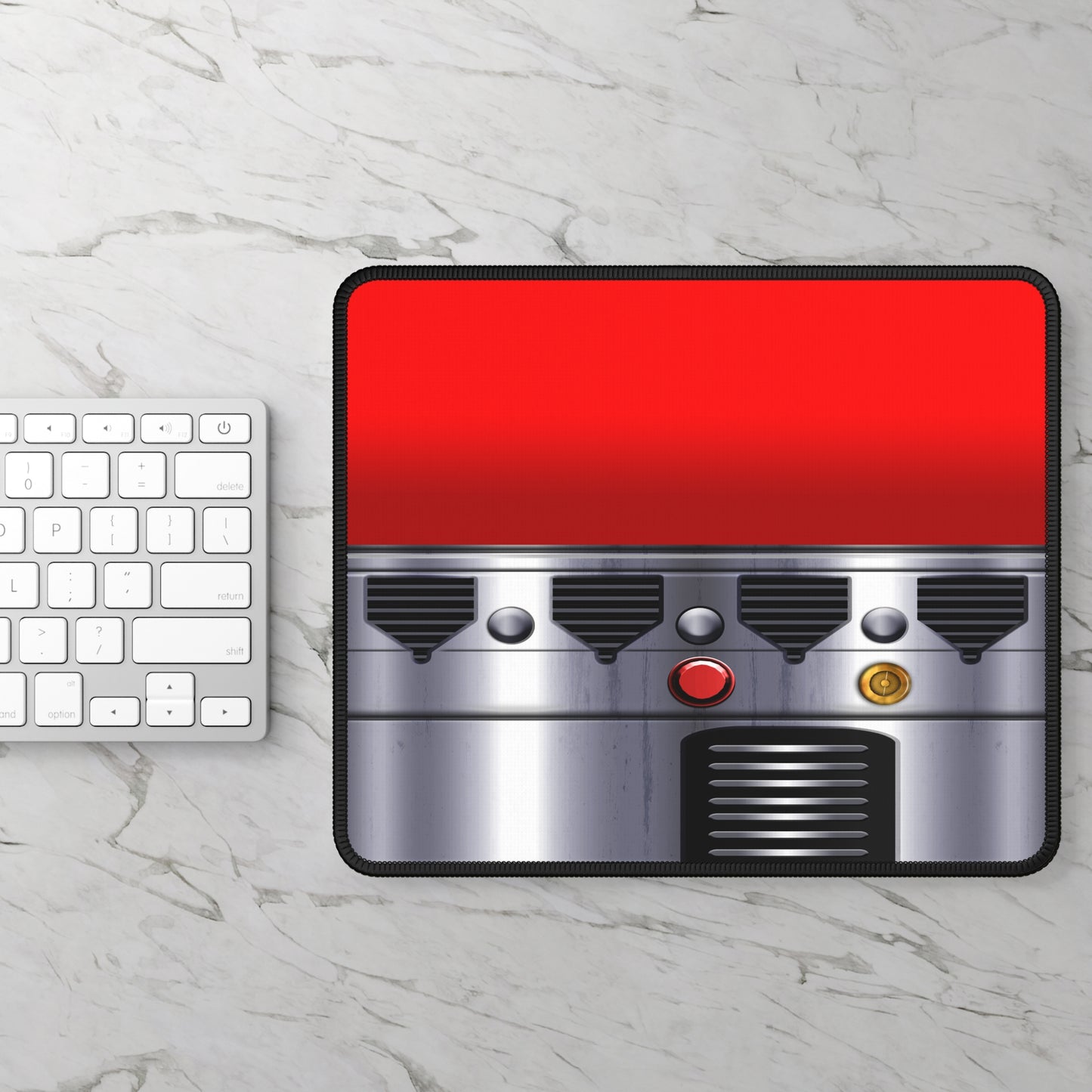 Red Laser Sword Mouse Pad