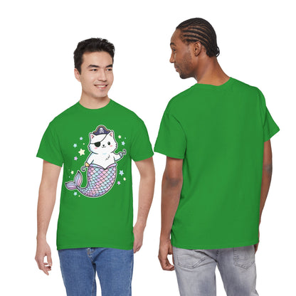 Pirate Mermaid Cat T-Shirt