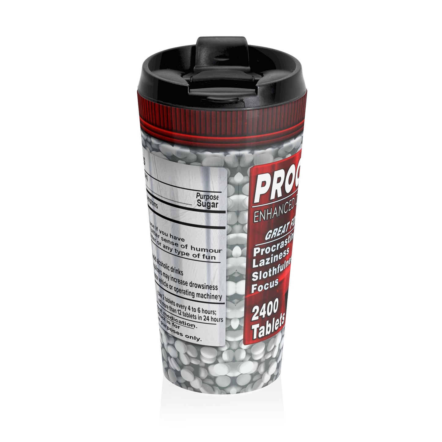 Procrastine Travel Mug