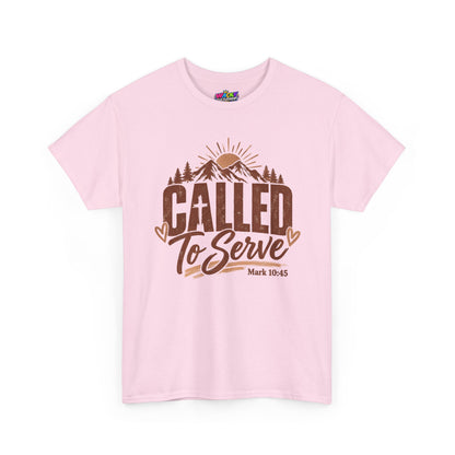 Called to Serve Mark 10:45 Christian T-Shirt