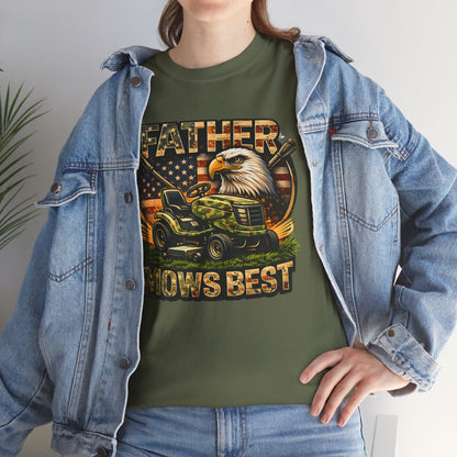 Father Mows Best Lawn Mower T-Shirt