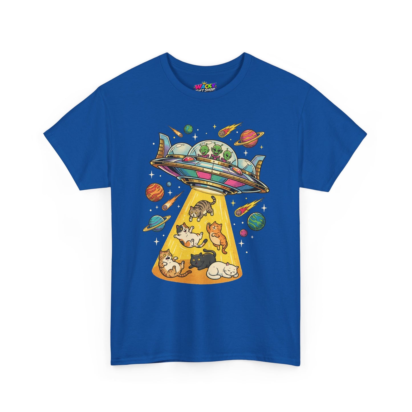 Alien Cat Abduction T-Shirt
