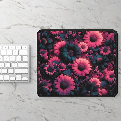 Midnight Bloom Floral Mouse Pad