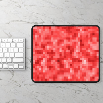 Red Pixel Mouse Pad