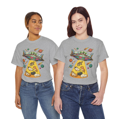 Alien Cat Abduction T-Shirt