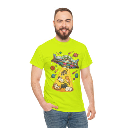 Alien Cat Abduction T-Shirt