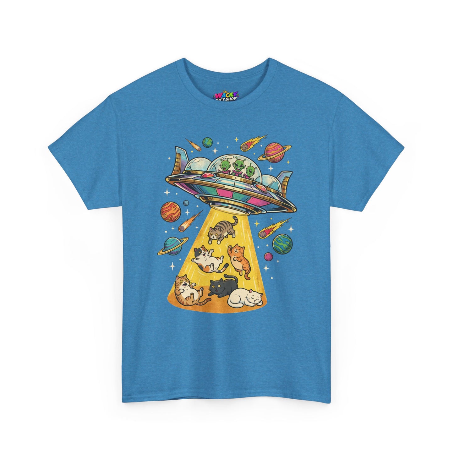 Alien Cat Abduction T-Shirt