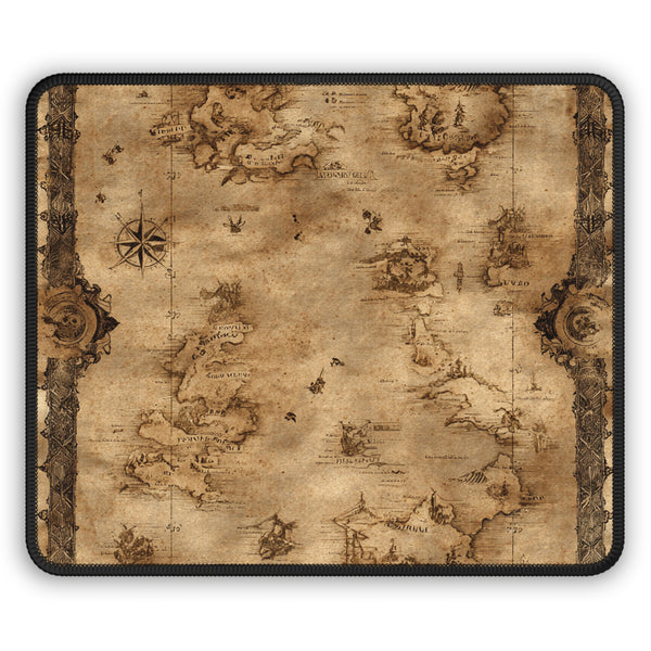 Vintage Treasure Map Mouse Pad