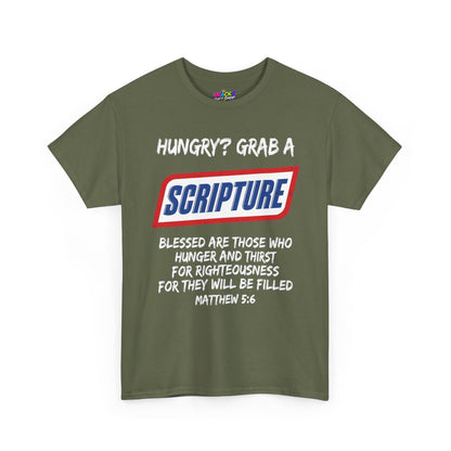 Hungry? Grab a Scripture Christian T-Shirt