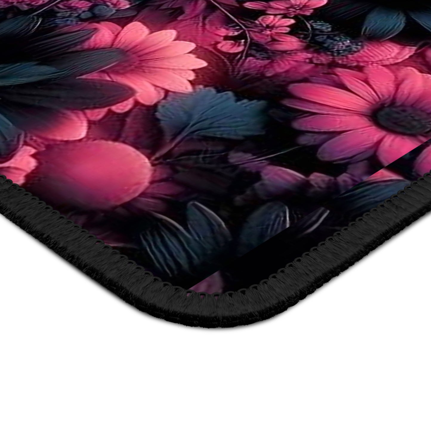 Midnight Bloom Floral Mouse Pad