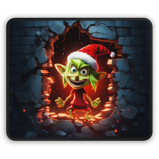 Mischief Elf Holiday Mouse Pad