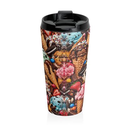 Sweet Tooth Overload Stainless Steel Travel Mug
