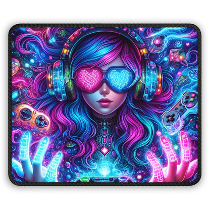 Neon Dreamwave Gamer Mouse Pad