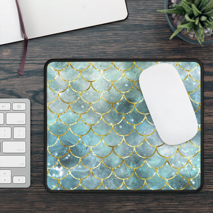 Cosmic Mermaid Scales Mouse Pad