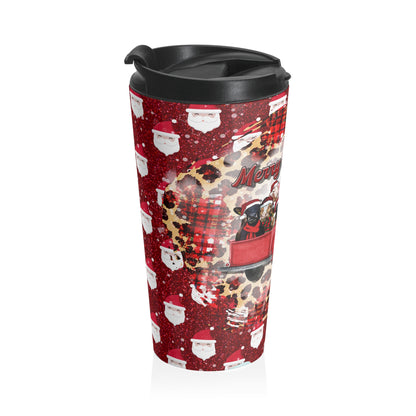 Christmas Truck Pets Travel Mug