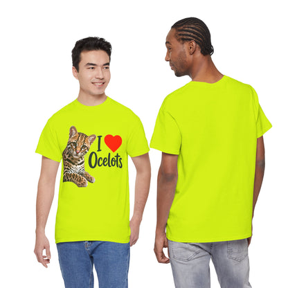 I Love Ocelots T-Shirt