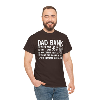 Dad Bank Funny Father T-Shirt
