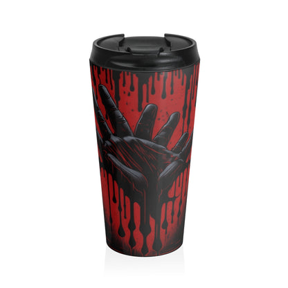 Crimson Grasp Stainless Steel Travel Mug – 15oz