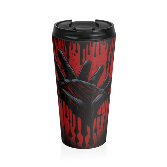 Crimson Grasp Stainless Steel Travel Mug – 15oz