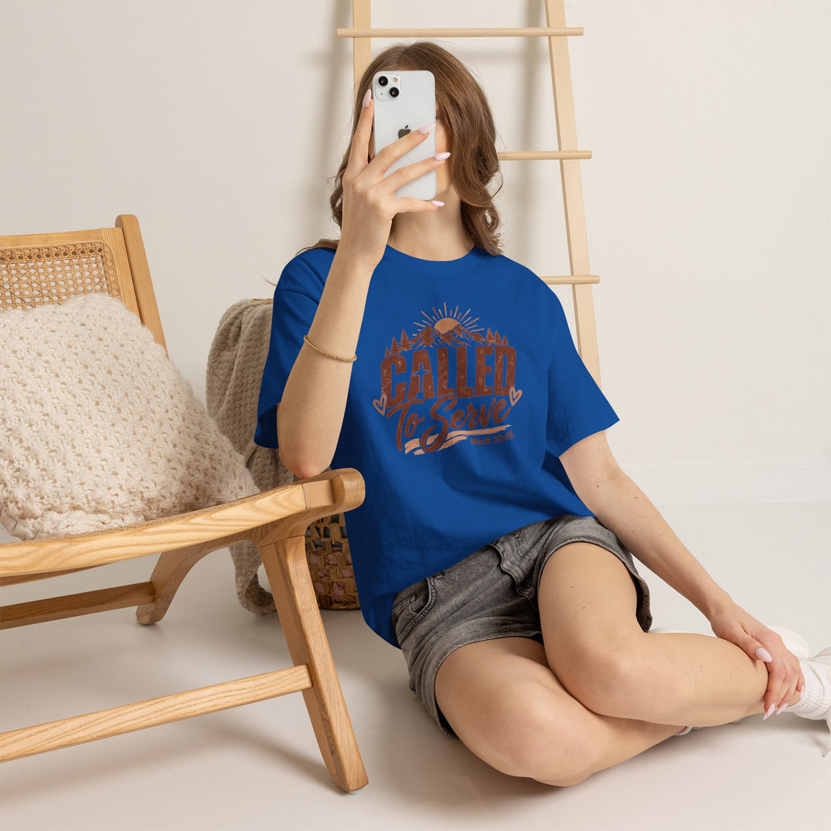 Called to Serve Mark 10:45 Christian T-Shirt
