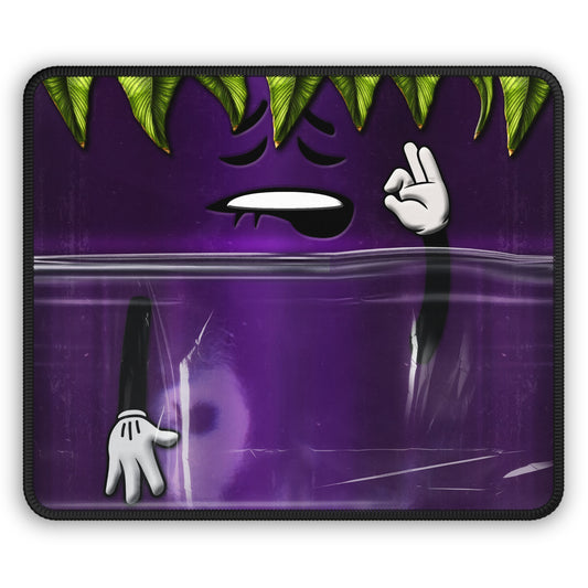 Drowning Grape Emoji Mouse Pad