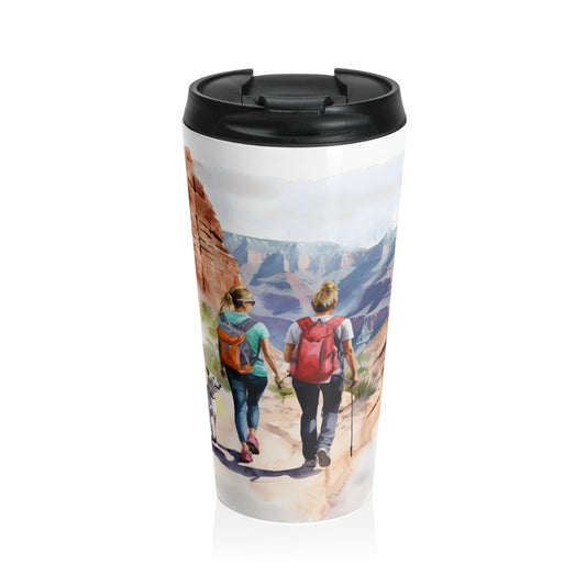 Canyon Hikers Mug – 15oz Stainless Steel Travel Cup