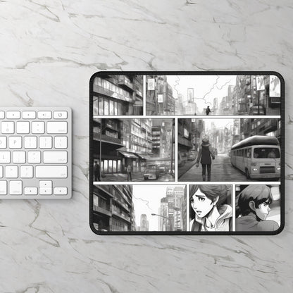 Urban Silence Comic Noir Mouse Pad