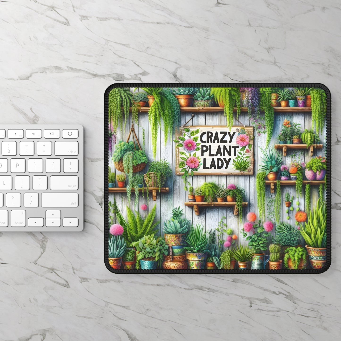 Crazy Plant Lady Mouse Pad