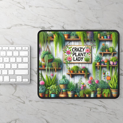 Crazy Plant Lady Mouse Pad