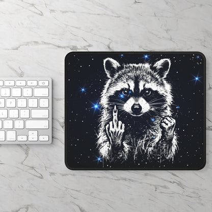 Zero Fluffs Given Raccoon Mouse Pad
