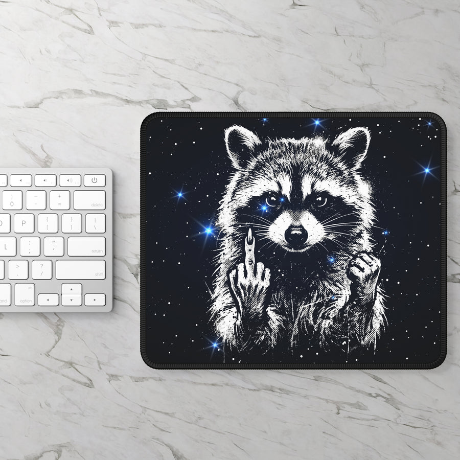 Zero Fluffs Given Raccoon Mouse Pad
