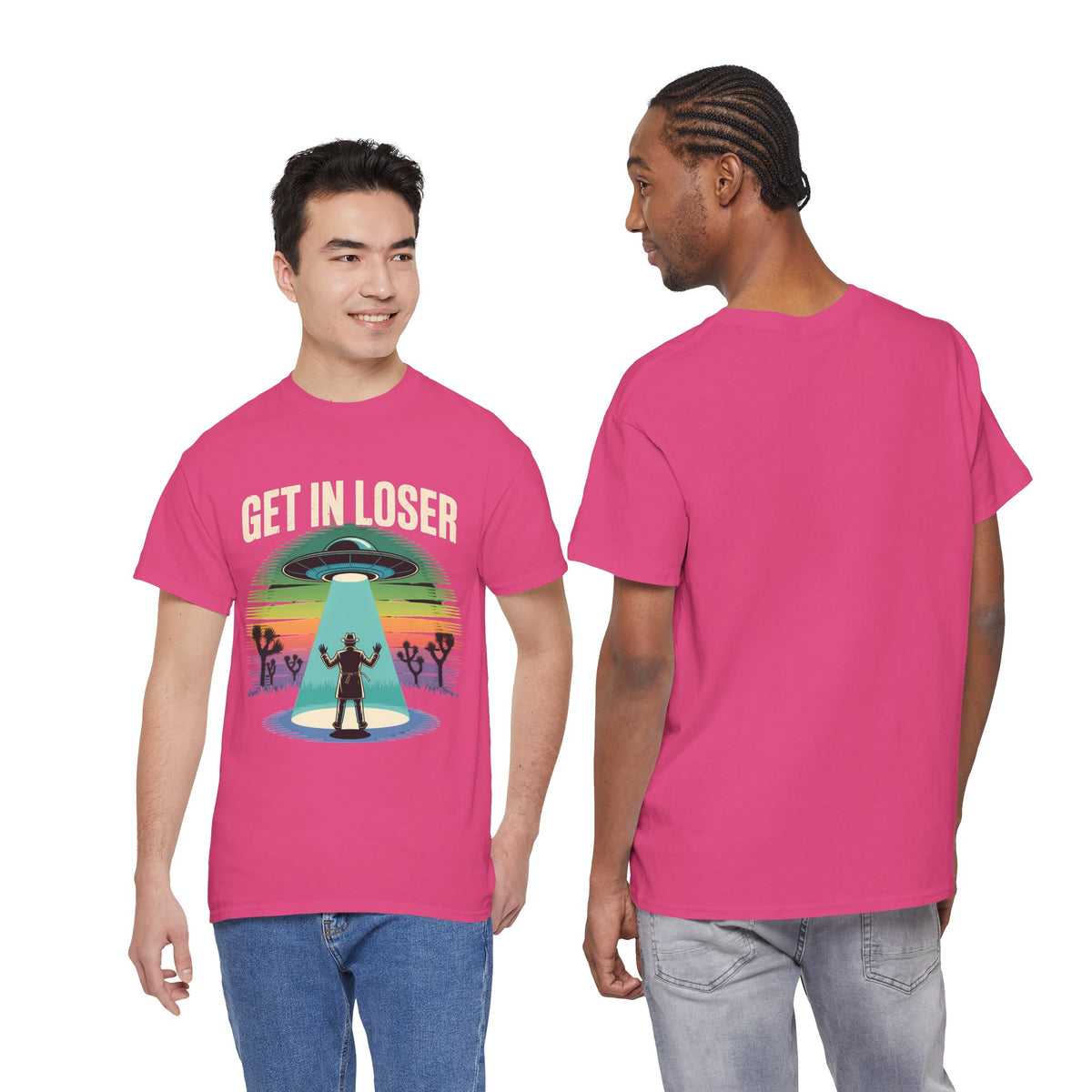 Get In Loser UFO Abduction T-Shirt