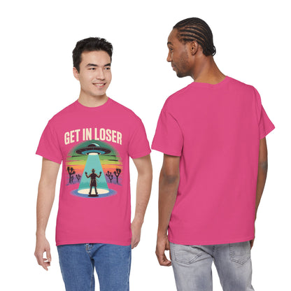 Get In Loser UFO Abduction T-Shirt