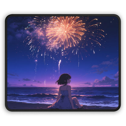 Fireworks by the Sea Mouse Pad