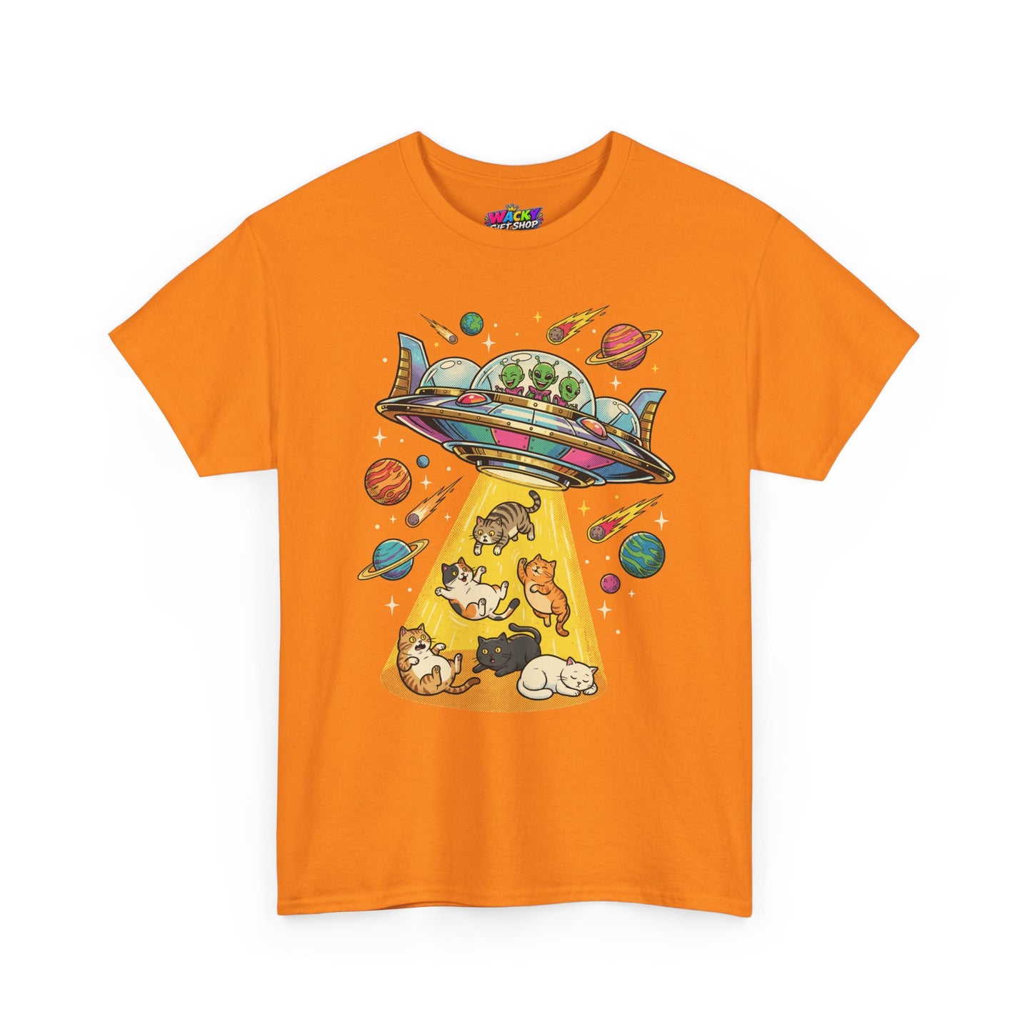 Alien Cat Abduction T-Shirt