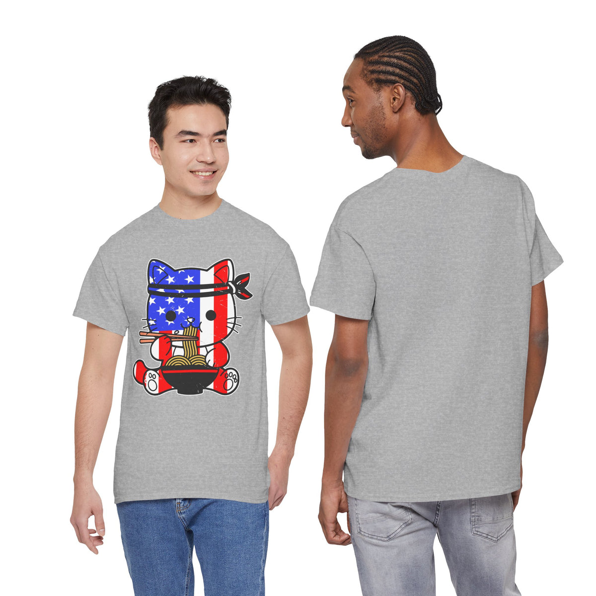 Patriotic Ramen Cat T-Shirt