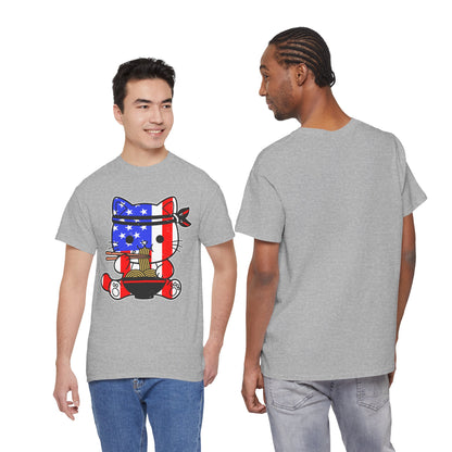 Patriotic Ramen Cat T-Shirt