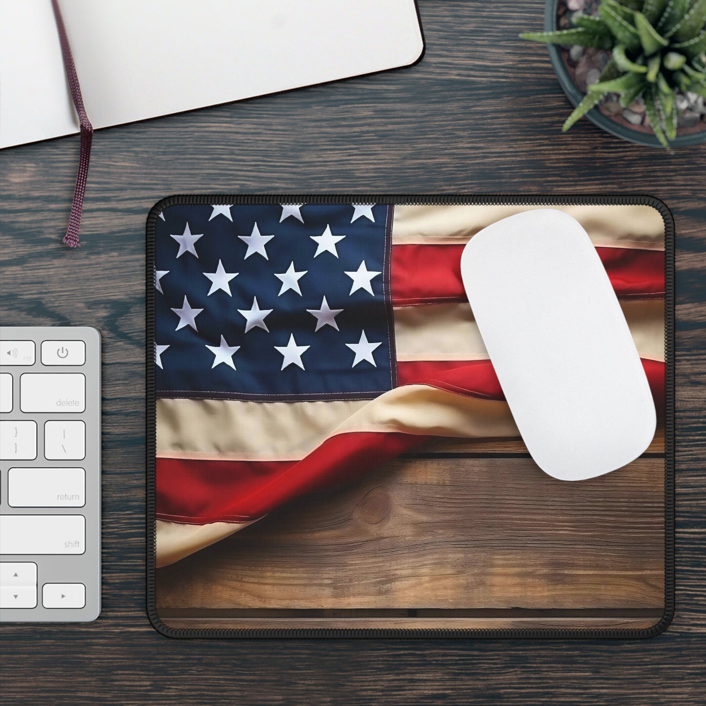 American Flag Pride Mouse Pad