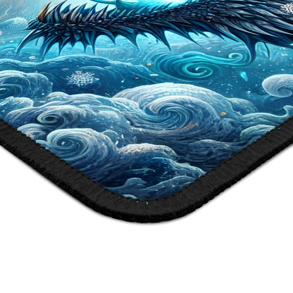 Fire & Ice Dragons Mouse Pad