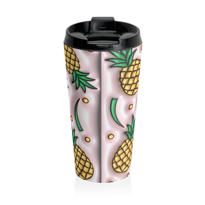 Pineapple Paradise Stainless Steel Travel Mug