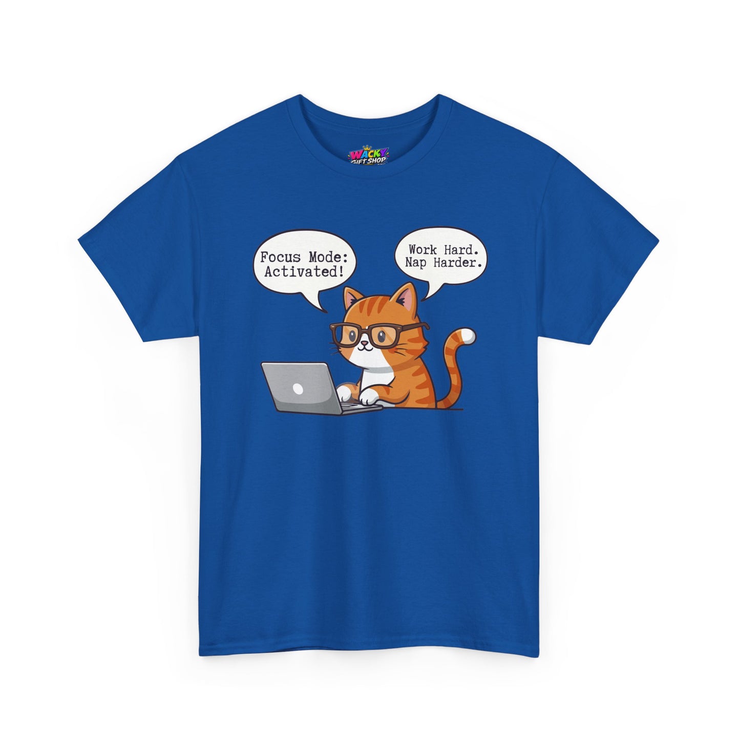 Work Hard Nap Harder Cat T-Shirt