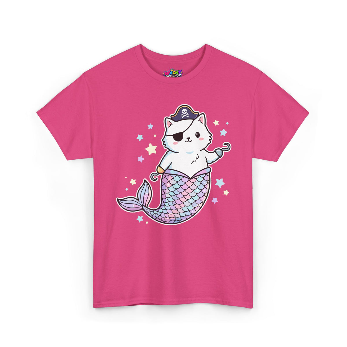 Pirate Mermaid Cat T-Shirt