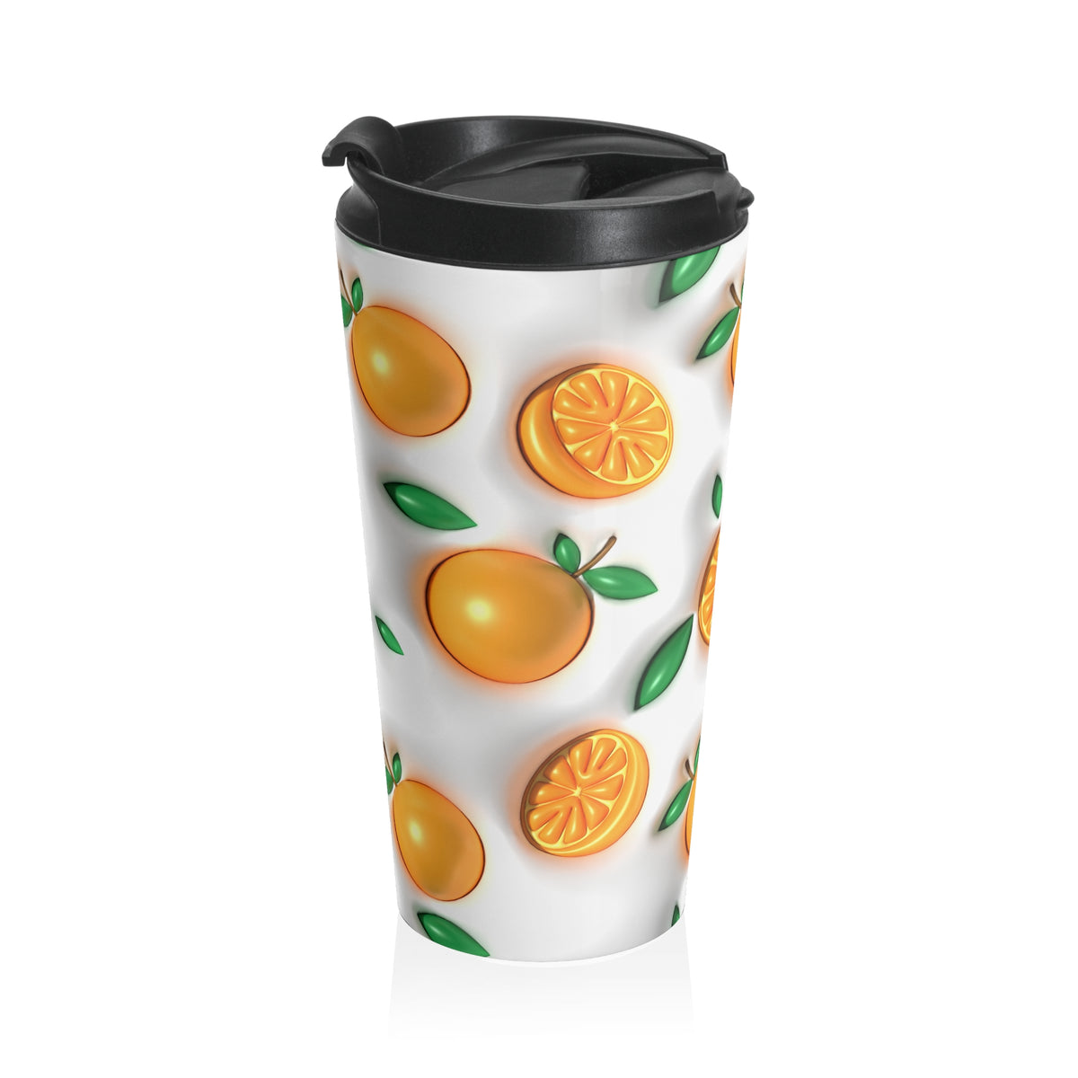 Orange You Glad Citrus Stainless Steel Travel Mug