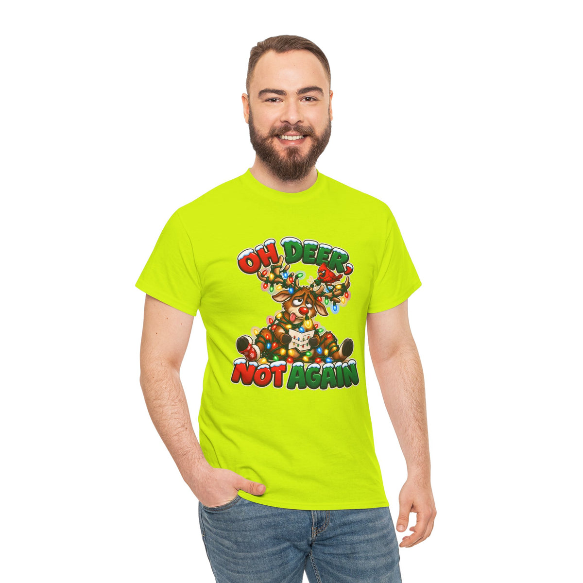 Oh Deer, Not Again Christmas T-Shirt
