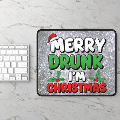 Merry Drunk I'm Christmas Mouse Pad