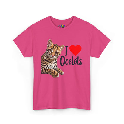 I Love Ocelots T-Shirt